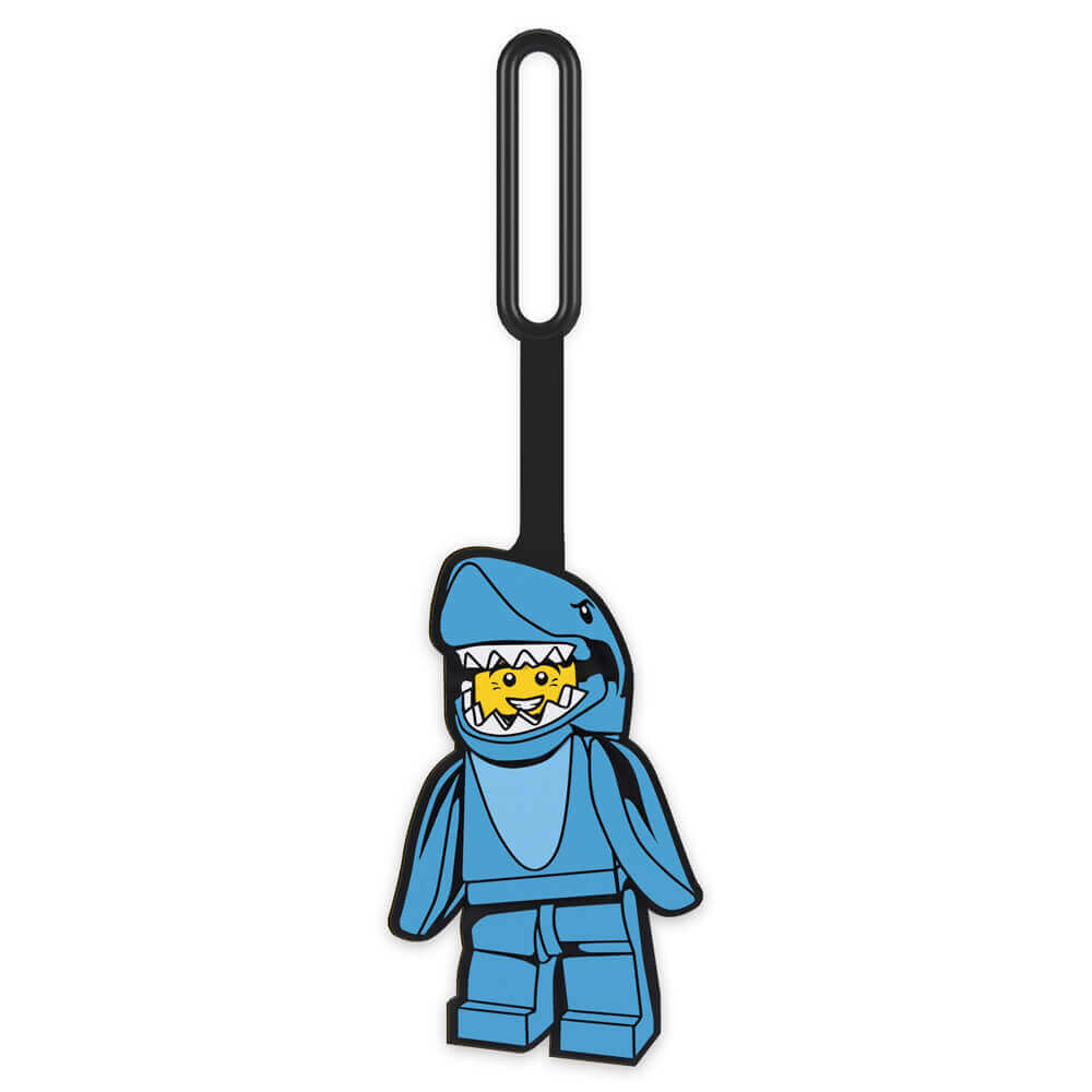 Lego Shark Suit Guy Bag Tag